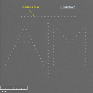 TESCAN MIRA 3 Electron Beam Lithography sample image.